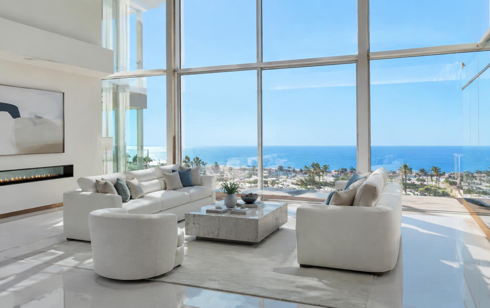 Spotless luxury San Diego living room